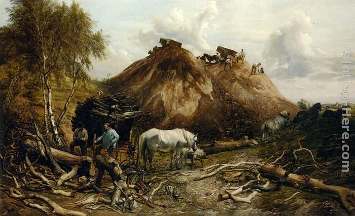 Thomas Sidney Cooper Clearing The Wood For The Iron Way